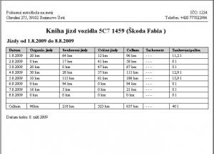 Evidence autoškoly 3.2.0.1 - náhled