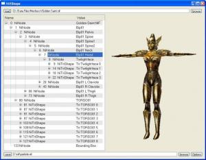 NifSkope 1.0.22 - náhled