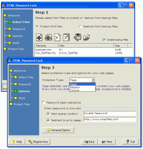HTML Password Lock 5.4 - náhled