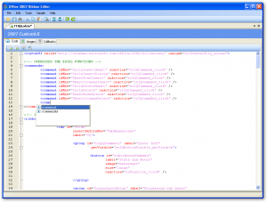 Office Ribbon Editor - náhled