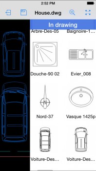 Free ZWCAD DWG Viewer pro iOS - náhled