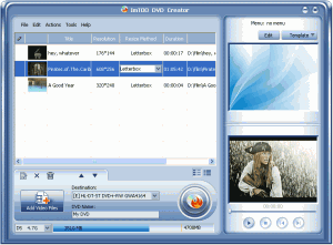 ImTOO DVD Creator 7.0 - náhled