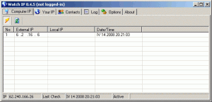 WatchIP 0.4.5 - náhled