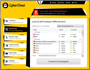 CyberGhost VPN 6.0.7 - náhled