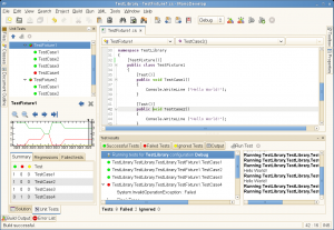 MonoDevelop 3.0.5 - náhled