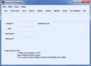 Easy Password Manager 1.0.6.0 - náhled