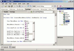 Hlavní okno programu - Editor. - náhled
