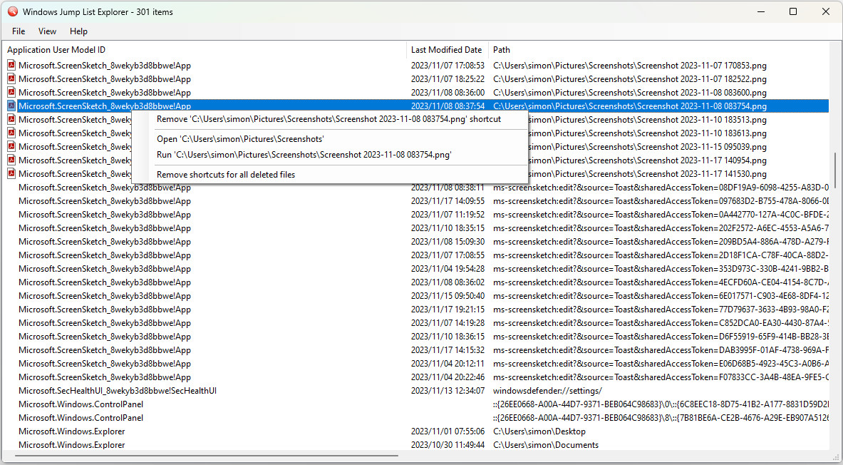 JumpListExplorer - ihned zdarma ke stažení - Slunečnice.cz