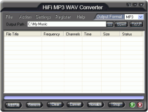 HiFi MP3 WAV Converter 2.00 - náhled