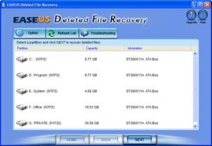 EASEUS Deleted File Recovery 5.6.1 - náhled
