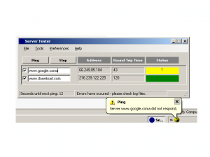 Server Tester 1.0 - náhled