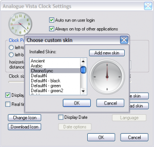 Analogue Vista Clock 1.11 - náhled