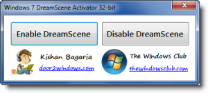 Windows 7 DreamScene Activator 1.1 - náhled