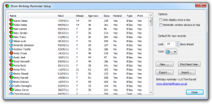 Birthday Reminder Portable 1.61 - náhled