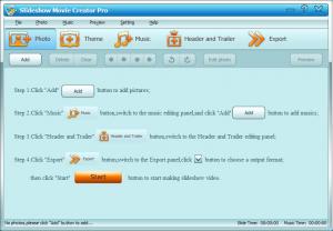 GiliSoft Slideshow Movie Creator 4.5 - náhled