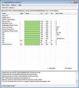 EASIS Drive Check 1.1 - náhled