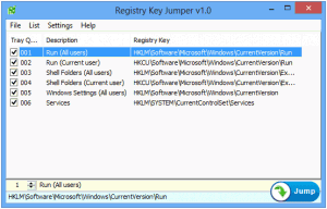 Registry Key Jumper 1.3 - náhled