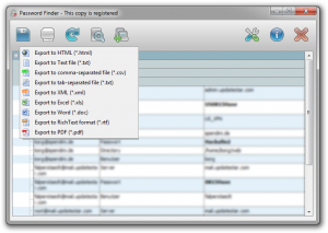 UpdateStar Password Finder 7.0 - náhled