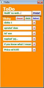 ToDoList 1.0 - náhled