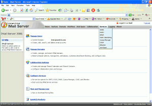 IMail Server 2006.2 - náhled