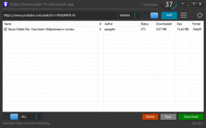 Video Downloader Professional 3.0 - náhled