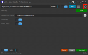 Video Downloader Professional 3.0 - náhled