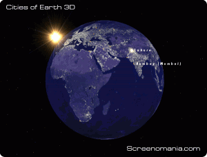 Cities of Earth Free 3D Screensaver 2.1 - náhled