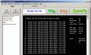 Ping Test Easy 2.10 - náhled