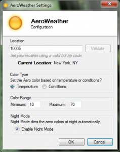 AeroWeather 3.0 - náhled