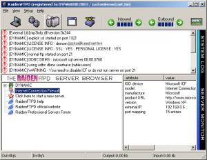 RaidenFTPD 2.4 #4000 - náhled