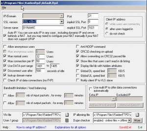 RaidenFTPD 2.4 #4000 - náhled