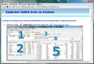 Domácí účetnicví - pokladna - náhled