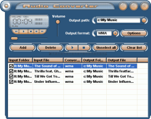 Alcyone Audio Converter 1.4 - náhled