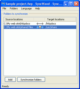 SyncWand 1.2 - náhled
