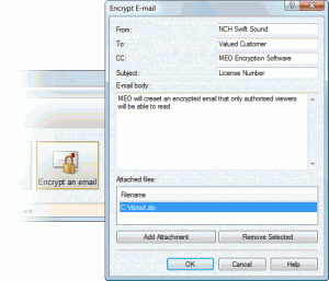 MEO Encryption Software 1.1 - náhled