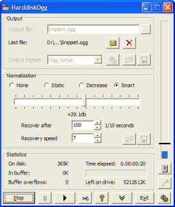 HarddiskOgg 2.52 - náhled
