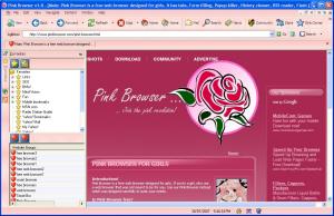 Pink Browser 1.0 - náhled