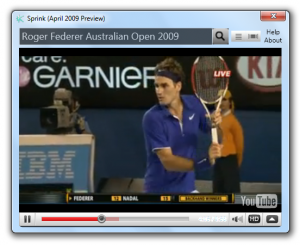 Sprink - YouTube Player 0.677 - náhled