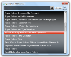 Sprink - YouTube Player 0.677 - náhled