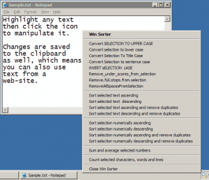 WinSorter 1.6.0.8 - náhled