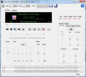 Audio Pitch and Shift 5.1.0.4 - náhled