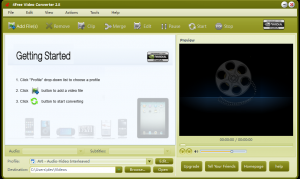 4Free Video Converter 3.8 - náhled