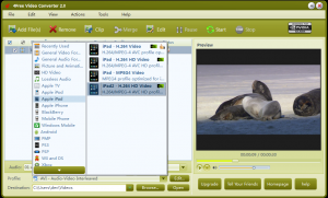 4Free Video Converter 3.8 - náhled