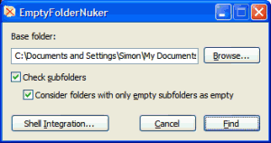 Empty Folder Nuker 1.3.0 - náhled
