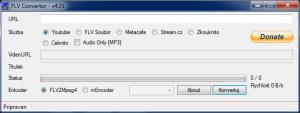 FLV Convertor 4.01 - náhled