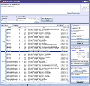WeeDuplicateDetective 1.5 - náhled