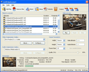 rmbVideoConver 1.2 - náhled