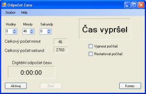 Odpočet času 2.0.0.0 - náhled
