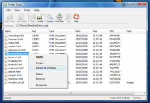 Folder Crypt 3.6.7020 - náhled