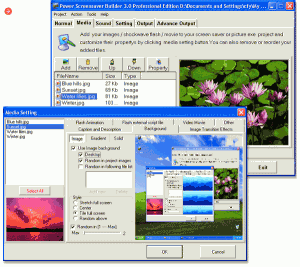 Power Screensaver Builder Personal Edition 3.8.0 - náhled